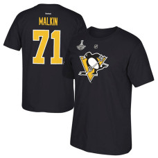 Pittsburgh Penguins Evgeni Malkin #71 Black 2016 Stanley Cup Champions T-Shirt