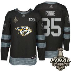 Nashville Predators #35 Pekka Rinne Black 2017 Stanley Cup Final 100th Classic Limited Fashion Jersey