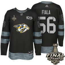 Nashville Predators #56 Kevin Fiala Black 2017 Stanley Cup Final 100th Classic Limited Fashion Jersey