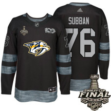 Nashville Predators #76 P.K. Subban Black 2017 Stanley Cup Final 100th Classic Limited Fashion Jersey