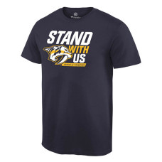 Nashville Predators Black Fan Favorite Team Slogans T-Shirt