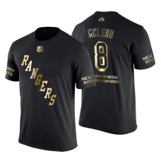 New York Rangers Cody McLeod Gold Limited with Message T-Shirt Black