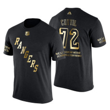 New York Rangers Filip Chytil Gold Limited with Message T-Shirt Black