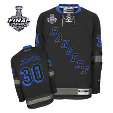 New York Rangers Henrik Lundqvist #30 Black 2014 Stanley Cup Jersey