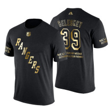 New York Rangers Matt Beleskey Gold Limited with Message T-Shirt Black