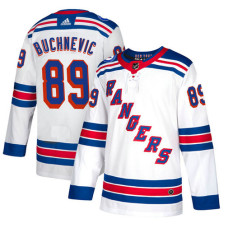 New York Rangers #89 Pavel Buchnevich White Away Jersey