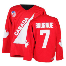 Canada Team Ray Bourque #7 Red Premier Olympic Jersey