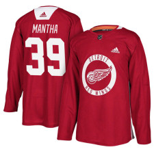 Detroit Red Wings #39 Anthony Mantha Red Practice Jersey