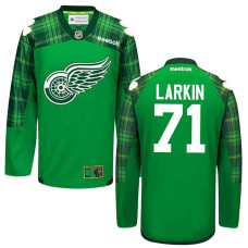 Detroit Red Wings Dylan Larkin #71 Green St. Patrick's Day Jersey