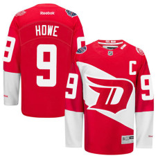 Detroit Red Wings Gordie Howe #9 Red 2016 Stadium Series Jersey