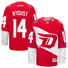 Detroit Red Wings Gustav Nyquist #14 Red 2016 Stadium Series Premier Jersey