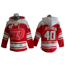 Detroit Red Wings Henrik Zetterberg #40 Red 2016 Stadium Series Hoodie