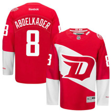 Detroit Red Wings Justin Abdelkader #8 Red 2016 Stadium Series Premier Jersey