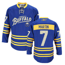 Buffalo Sabres Rick Martin #7 Royal Blue Alternate Jersey