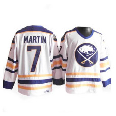 Buffalo Sabres Rick Martin #7 White Throwback Jersey