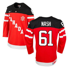 Canada Team Rick Nash #61 Red 100th Anniversary Premier Olympic Jersey