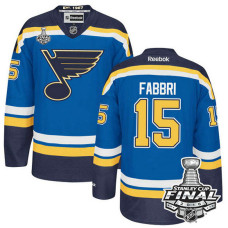 St. Louis Blues Robby Fabbri #15 Blue 2016 Stanley Cup Jersey