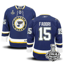 St. Louis Blues Robby Fabbri #15 Navy Blue 2016 Stanley Cup Jersey