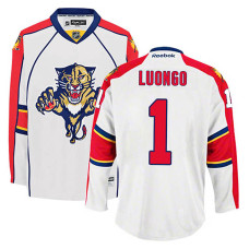 Florida Panthers Roberto Luongo #1 White Away Jersey