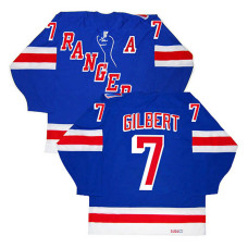 New York Rangers Rod Gilbert #7 Royal Blue Throwback Jersey