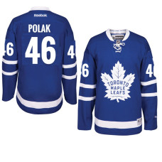 Roman Polak Toronto Maple Leafs #46 Royal Home Premier Jersey