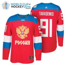 Ice Hockey Vladimir Tarasenko #91 Red 2016 World Cup Premier Player Jersey