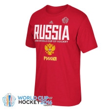 Russia Hockey World Cup of Hockey 2016 Pride Red T-Shirt