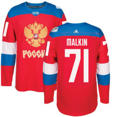 Russia Team 2016 World Cup of Hockey #71 Evgeni Malkin Red Premier Jersey