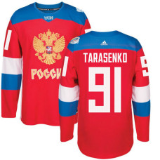 Russia Team 2016 World Cup of Hockey #91 Vladimir Tarasenko Red Premier Jersey