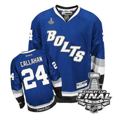 Tampa Bay Lightning Ryan Callahan #24 Blue 2016 Stanley Cup Alternate Finals Jersey