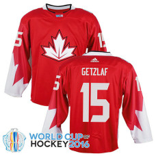 Canada Team Ryan Getzlaf #15 Red 2016 World Cup Jersey