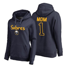 Buffalo Sabres 2018 Fanatics Mother's Day Number 1 Mom Pullover Hoodie Navy