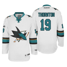 San Jose Sharks #19 Joe Thornton White 2017 Draft New-Outfitted Player Premier Jersey