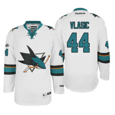 San Jose Sharks #44 Marc-Edouard Vlasic White 2017 Draft New-Outfitted Player Premier Jersey