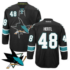 San Jose Sharks Tomas Hertl #48 Black Alternate Authentic Jersey