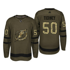 San Jose Sharks #50 Chris Tierney Camo Salute To Service Jersey