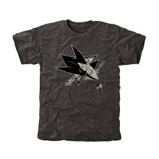 San Jose Sharks Black Rink Warrior Tri-Blend T-Shirt