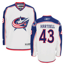 Columbus Blue Jackets Scott Hartnell #43 White Away Jersey