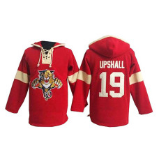 Florida Panthers Scottie Upshall #19 Red Pullover Hoodie