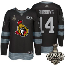 Ottawa Senators #14 Alexandre Burrows Black 2017 Stanley Cup Final 100th Classic Limited Fashion Jersey