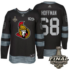 Ottawa Senators #68 Mike Hoffman Black 2017 Stanley Cup Final 100th Classic Limited Fashion Jersey