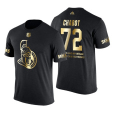 Ottawa Senators Thomas Chabot Gold Limited with Message T-Shirt Black