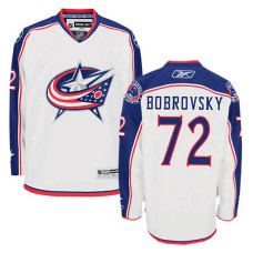 Columbus Blue Jackets Sergei Bobrovsky #72 White Away Jersey