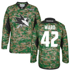 San Jose Sharks Joel Ward #42 Camo Veteran's Day Jersey