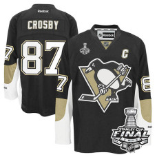 Pittsburgh Penguins Sidney Crosby #87 Black 2016 Stanley Cup Home Finals Jersey