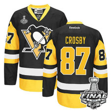 Pittsburgh Penguins Sidney Crosby #87 Black 2016 Stanley Cup Alternate Finals Jersey