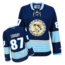 Women's Pittsburgh Penguins Sidney Crosby #87 Navy Blue Winter Classic Alternate Jersey