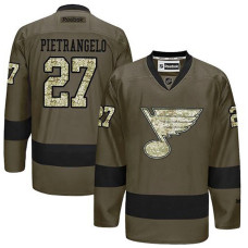 St. Louis Blues Alex Pietrangelo #27 Green Camo Player Jersey