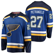 St. Louis Blues #27 Breakaway Player Alex Pietrangelo Jersey Blue