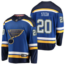 St. Louis Blues #20 Breakaway Player Alexander Steen Jersey Blue